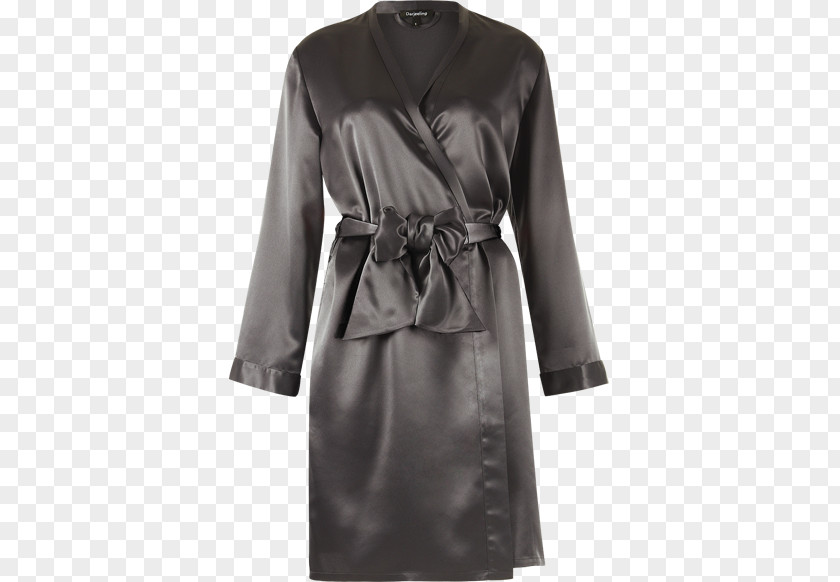Pantalon Robe Overcoat Trench Coat Satin Dress PNG
