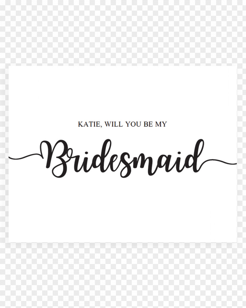 Proposal Wedding Invitation Bridesmaid Bridal Shower PNG