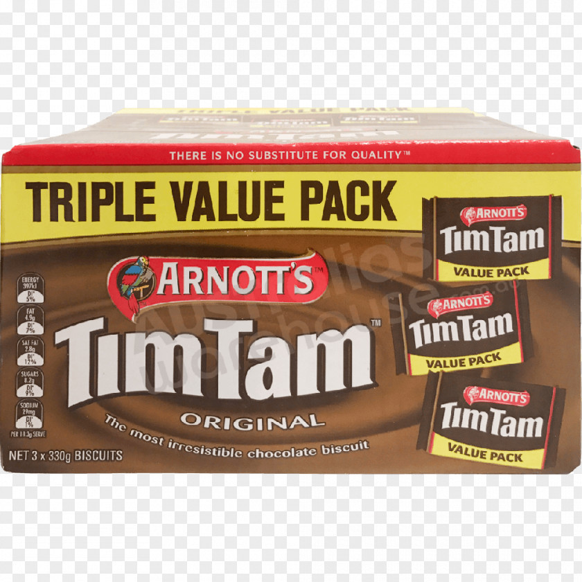 Tim Tam Chocolate Chip Cookie Arnott's Biscuits Wafer PNG