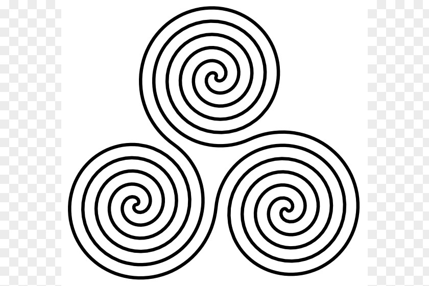 Triple Cliparts Triskelion Spiral Symbol Clip Art PNG