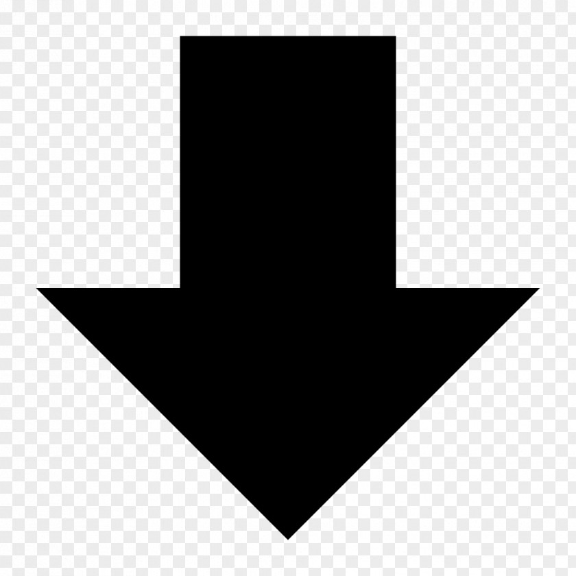 Down Arrow Pixel Android PNG