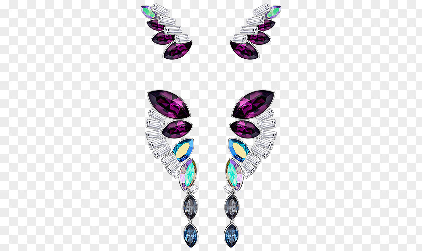 Earring U041au0430u0444u0444 Swarovski AG Jewellery Necklace PNG u041au0430u0444u0444 Necklace, jewelry and colorful gemstone earrings clipart PNG
