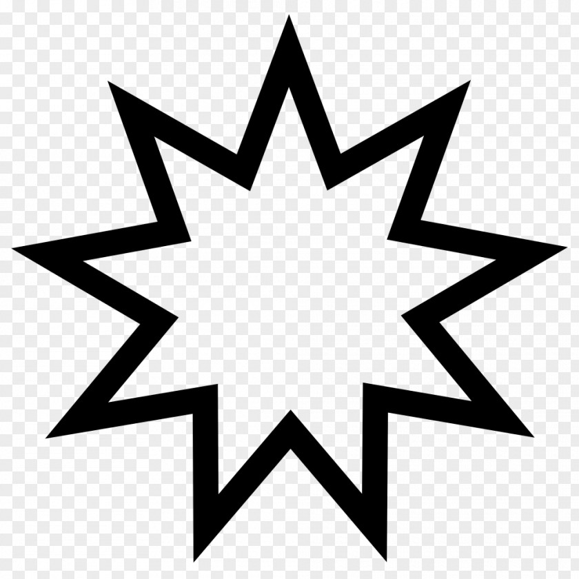 Symbol Enneagram Bahá'í Symbols Five-pointed Star Faith PNG