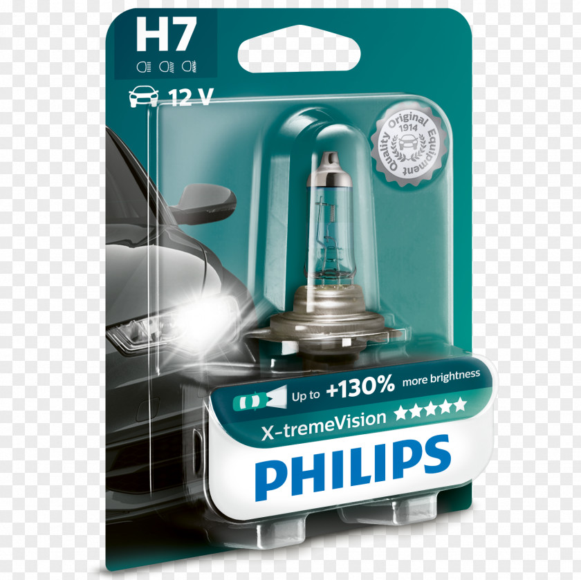 Car Headlamp Incandescent Light Bulb Philips PNG