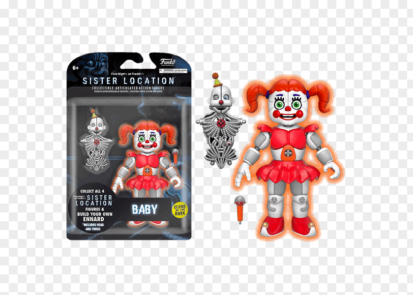 Five Nights At Freddy's Sister Location Freddy's: Action & Toy Figures Funko PNG