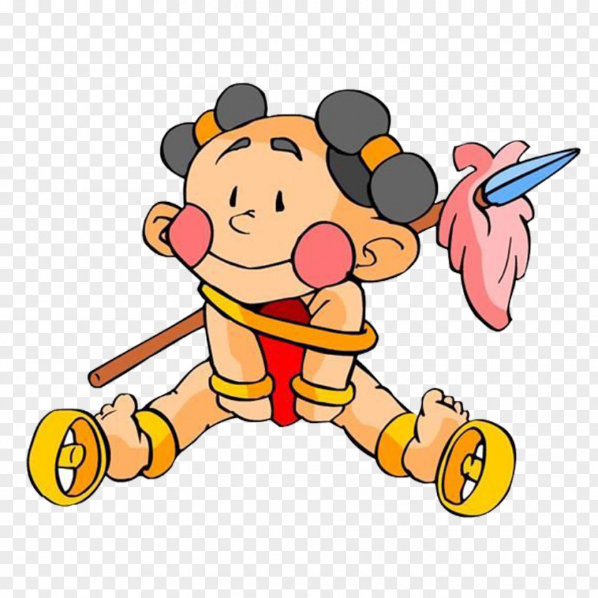 Little Cartoon Rebels Hot Wheels Journey To The West Nezha Red Boy Sun Wukong Bull Demon King PNG