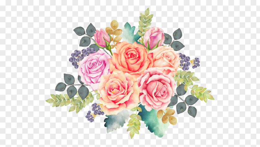 Painting Watercolor: Flowers Watercolor Floral Design Flower Bouquet PNG