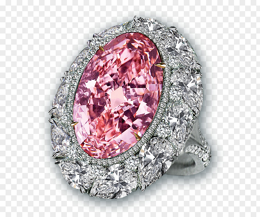 Red Diamond Rings Engagement Ring Jewellery Pink PNG