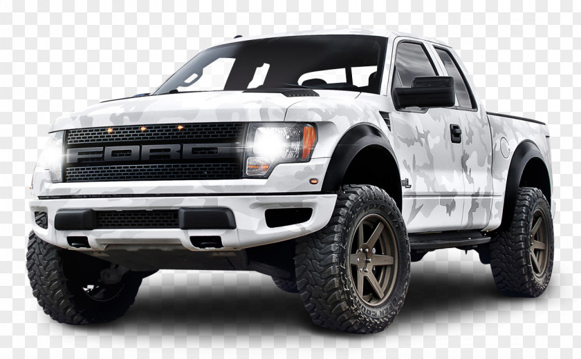 White Ford F 150 Raptor SUV Car F-Series Pickup Truck Sport Utility Vehicle PNG