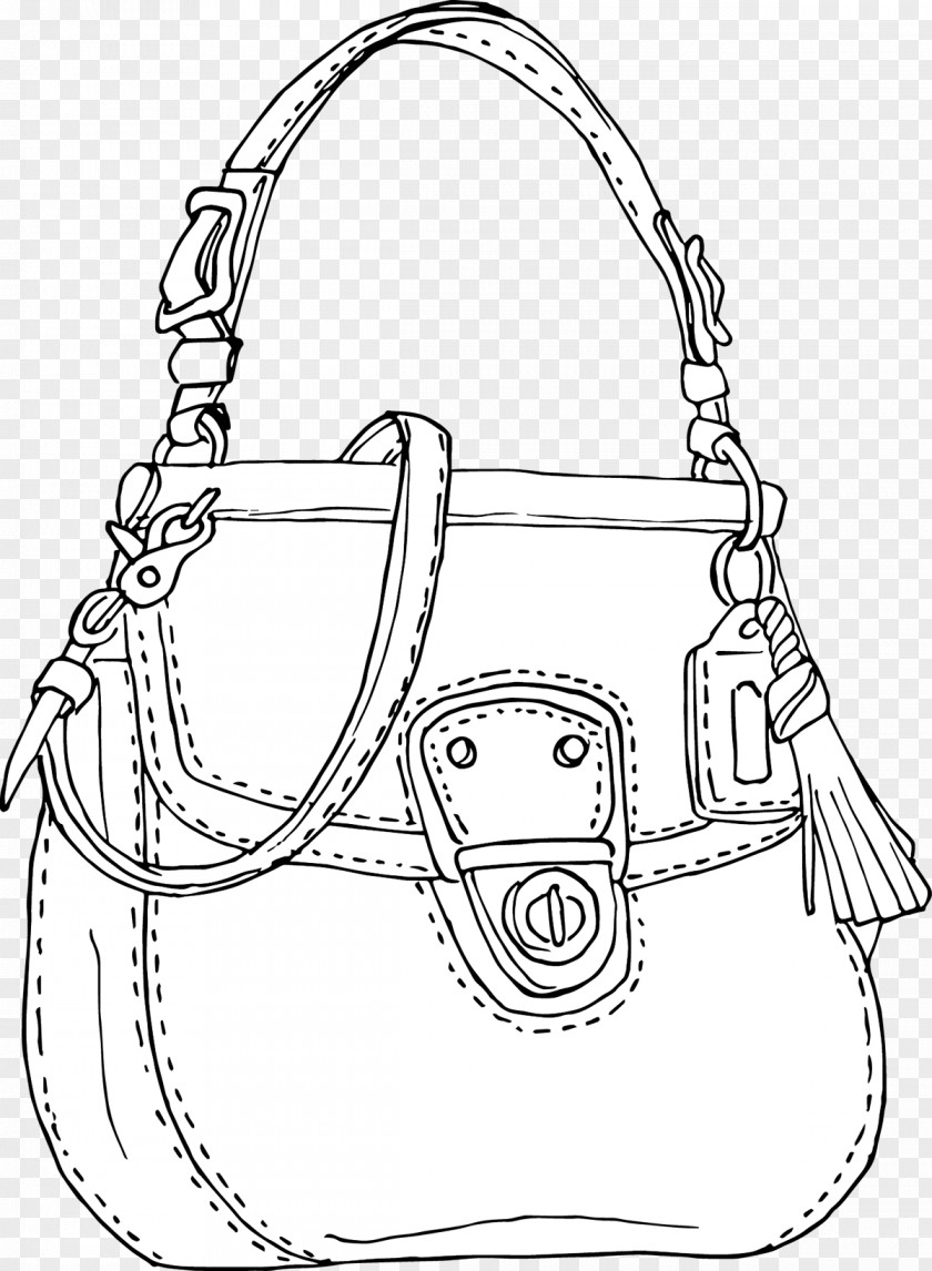 Bag White Line Art Messenger Bags Pattern PNG