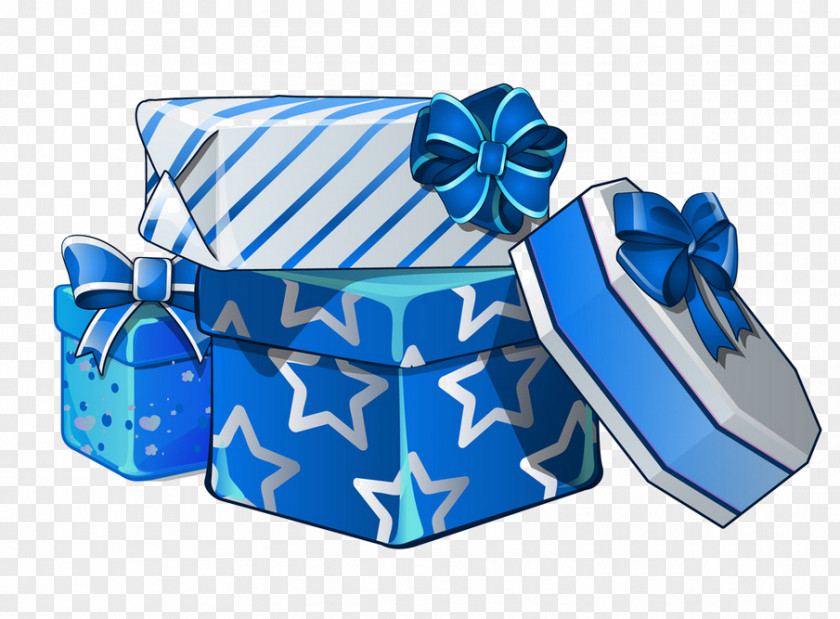 Blue Aqua Turquoise Gift Wrapping Electric PNG