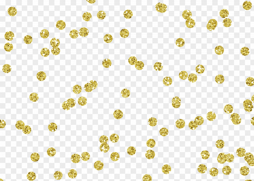 Gold Confetti Floating Material Sequin Paper Computer File PNG