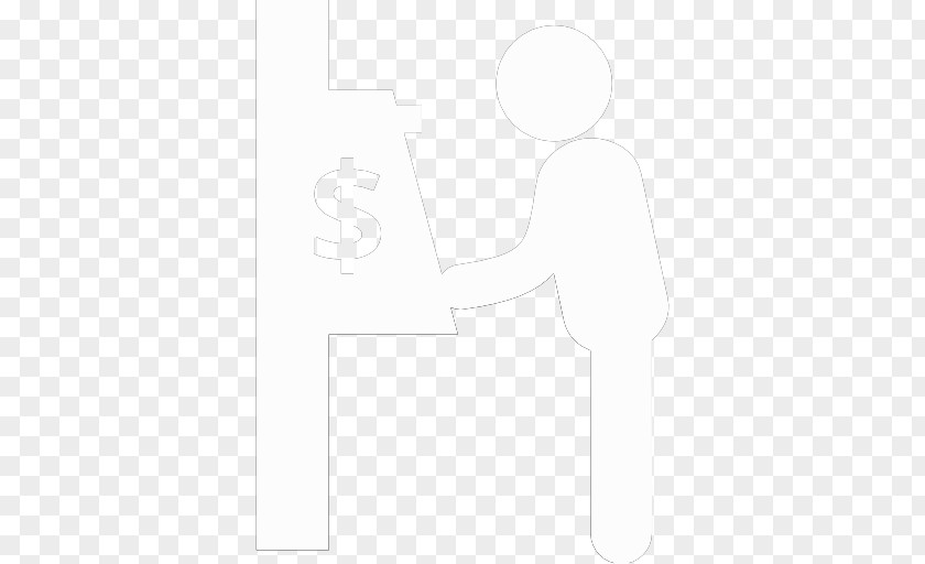Line Paper Thumb White PNG