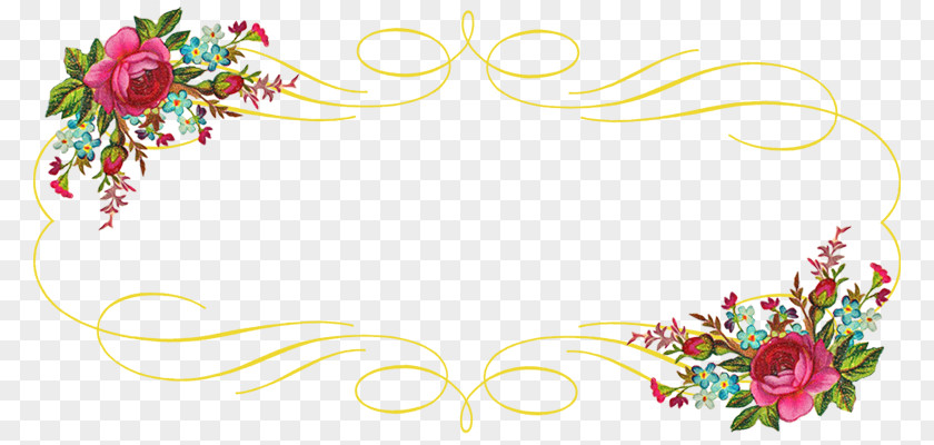 Banner With Flowers The Art Of Calligraphy Floral Design Golra Sharif Font PNG