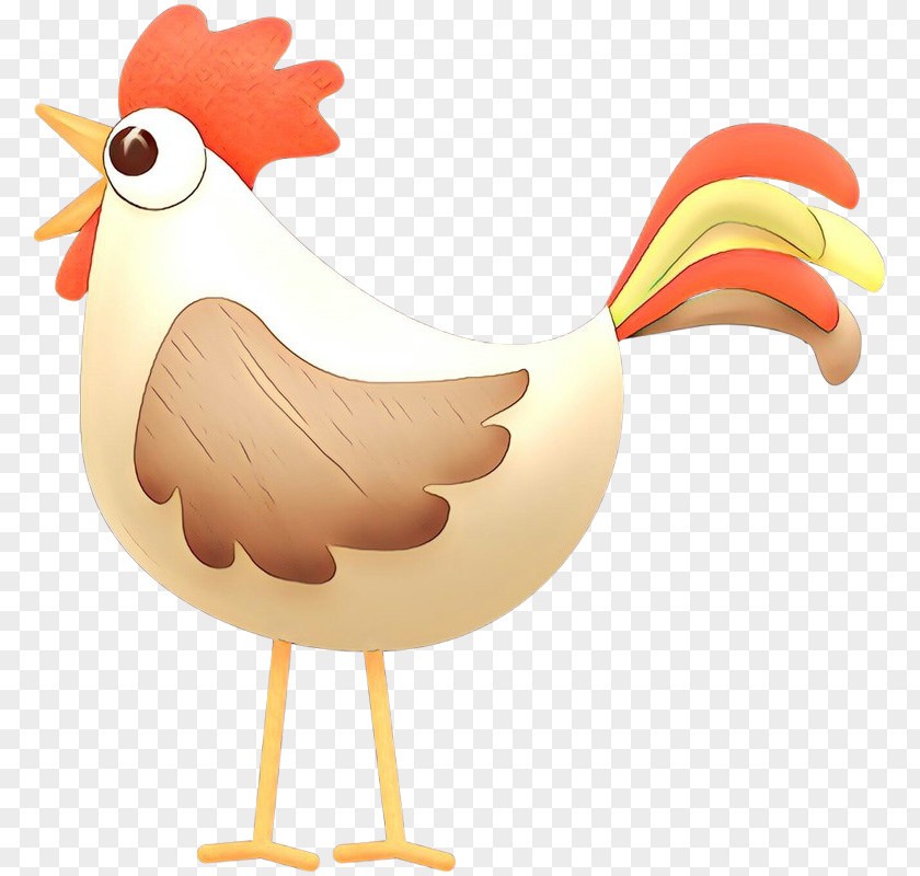 Chicken Rooster Bird Beak Cartoon PNG