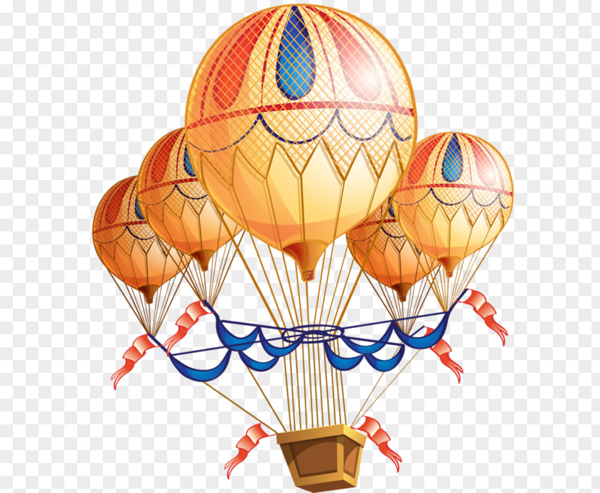 Design Drawing Hot Air Balloon Clip Art PNG