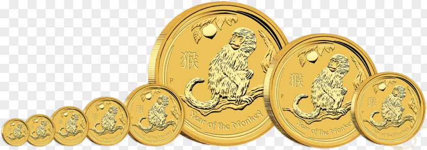 Gold Perth Mint Bar Lunar Series Bullion Coin PNG