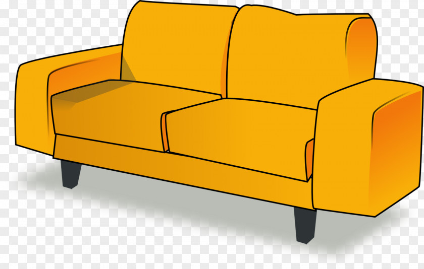 Sofa Couch Furniture Living Room Table Clip Art PNG