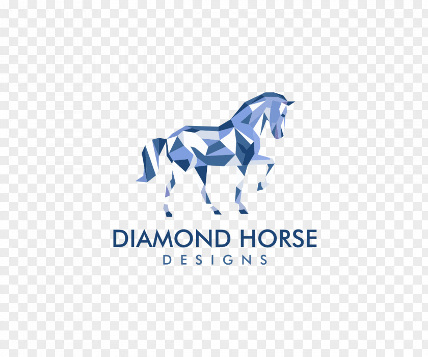 Typography Horse Logo Graphic Design PNG