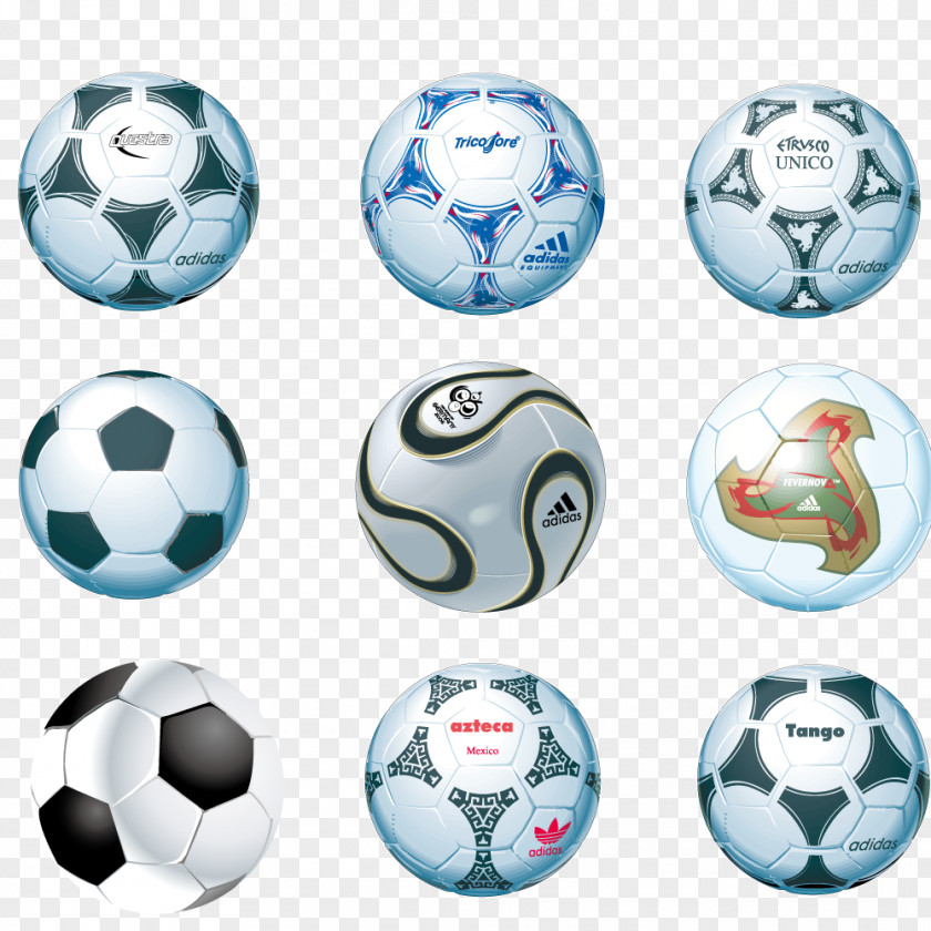 Vector Collection Of Sports Equipment FIFA World Cup Football Player PNG