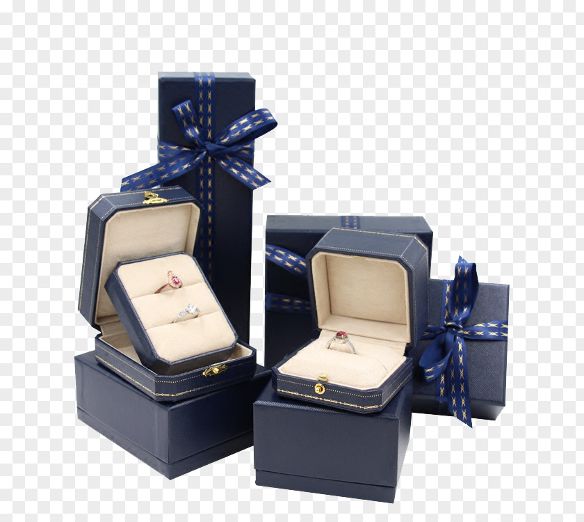 High-end Jewelry Box Paper Jewellery Casket Ring PNG