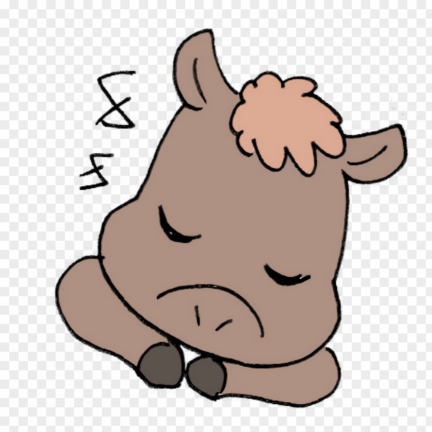 Dog Horse Cat Snout Character PNG
