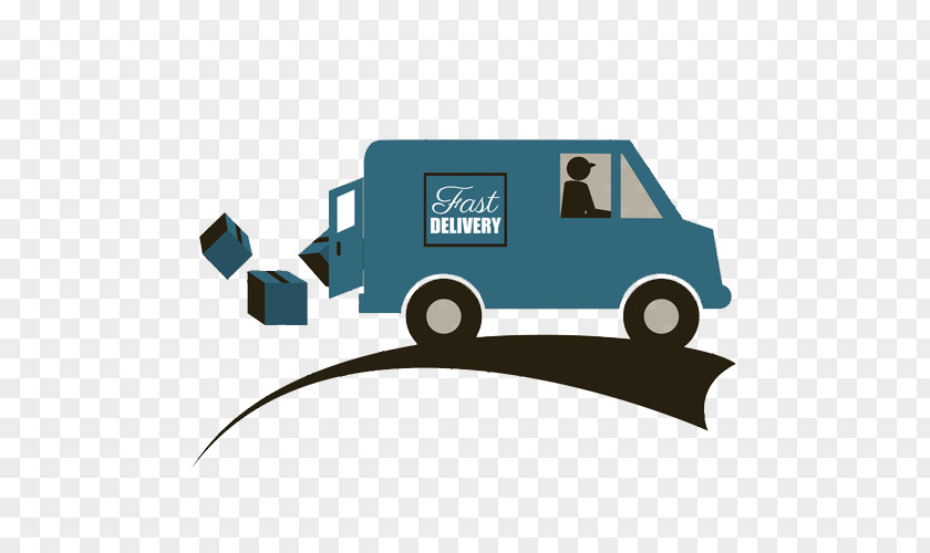 Express Delivery Truck Car Van PNG