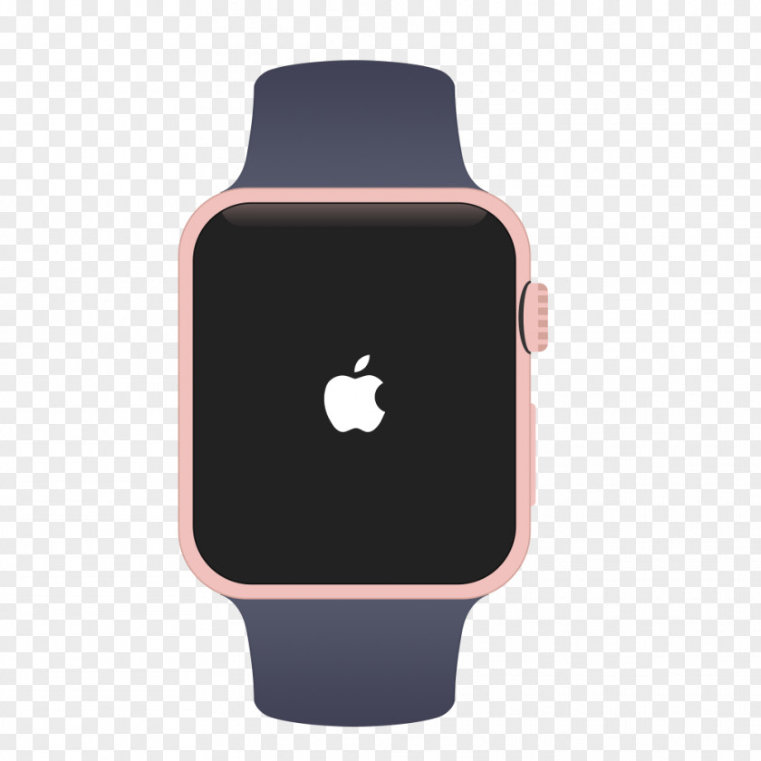 Rose Gold Apple Watch Series 2 Smartwatch Heart Rate Monitor PNG