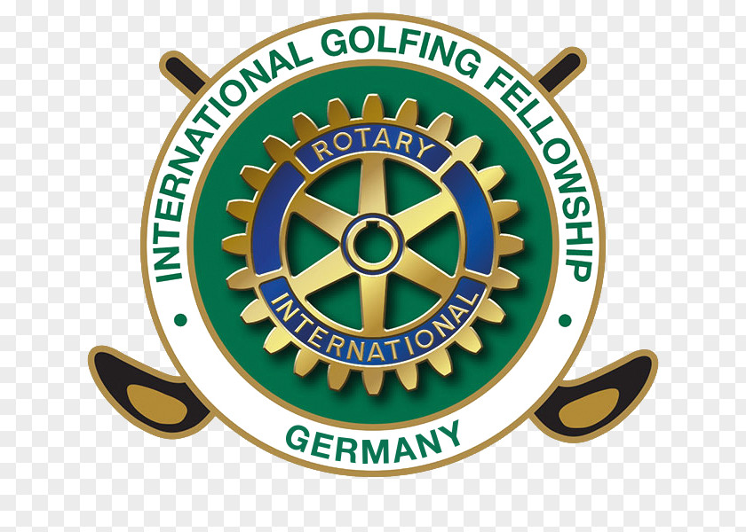 Rotary Club Of Calgary International President Cortland Golf Emblem PNG