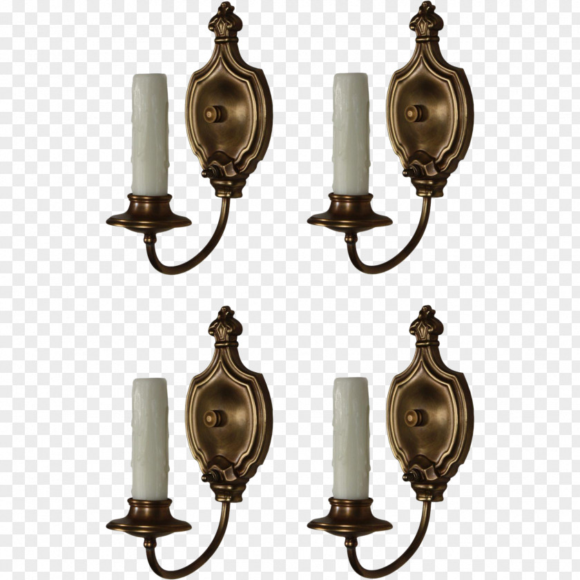 Brass Sconce Bronze Light Fixture Pendant PNG