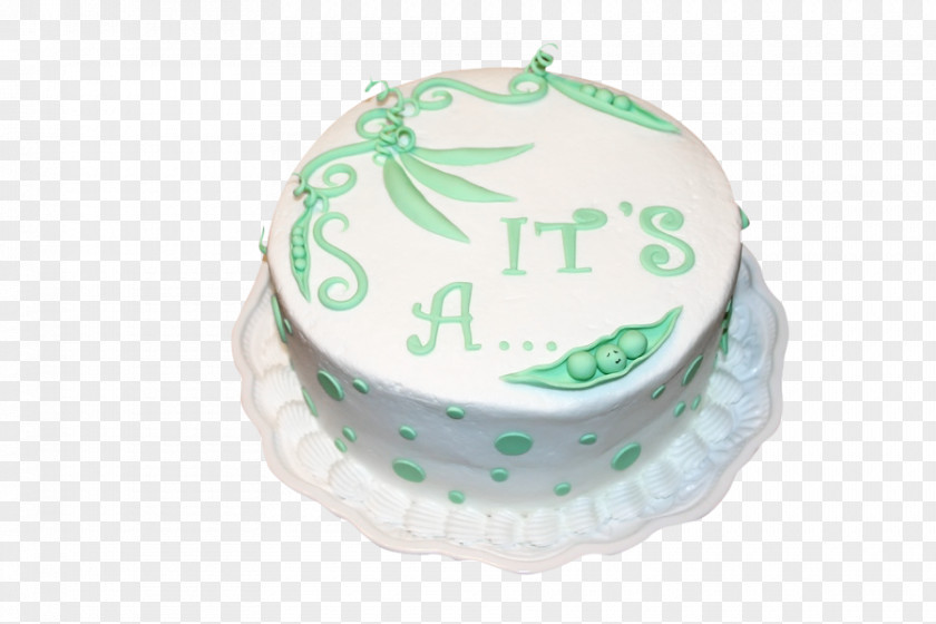Gender Reveal Buttercream Cake Decorating Royal Icing Birthday PNG