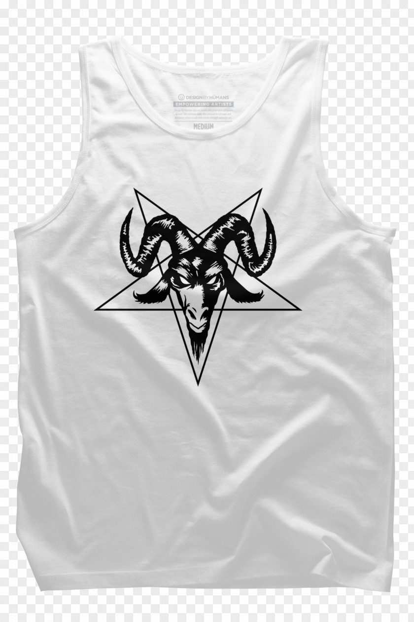 Satanic T-shirt Clothing Sleeveless Shirt PNG