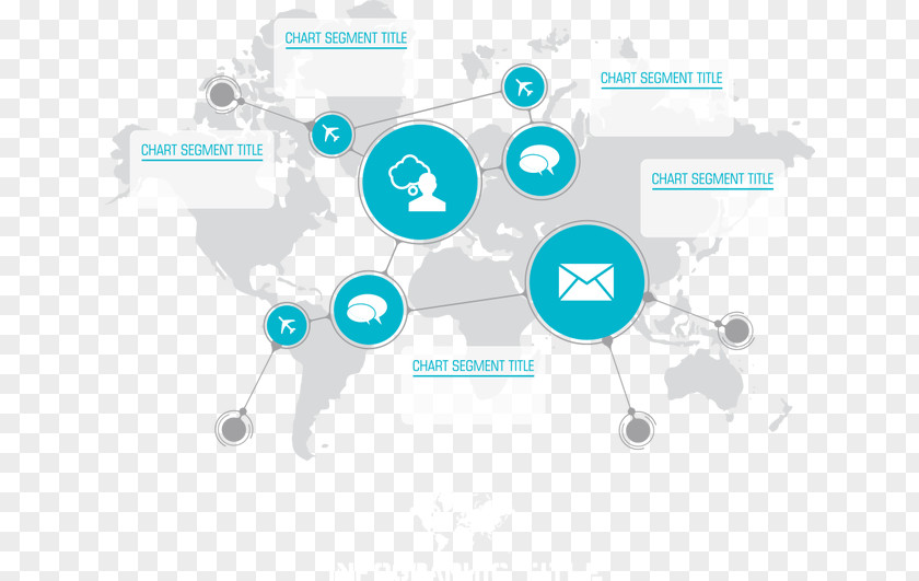 Vector Blue Button Chart Map Infographic Diagram PNG