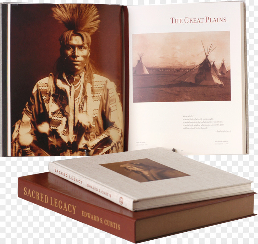 Book Edward S. Curtis: One Hundred Masterworks The North American Indian Slipcase Special Edition PNG