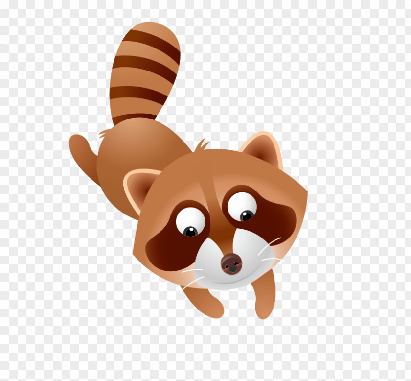 Cartoon Raccoon Animal Clip Art PNG