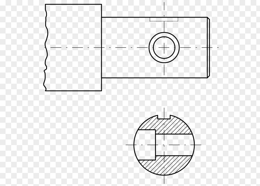 Circle Technical Drawing PNG