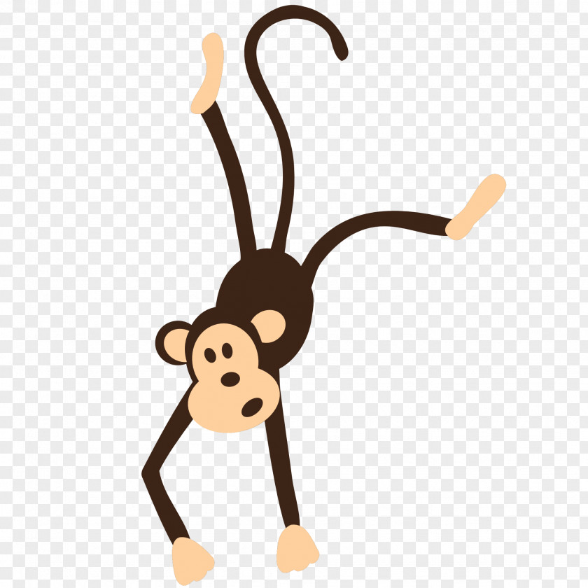 Monkey Hanger Clip Art PNG