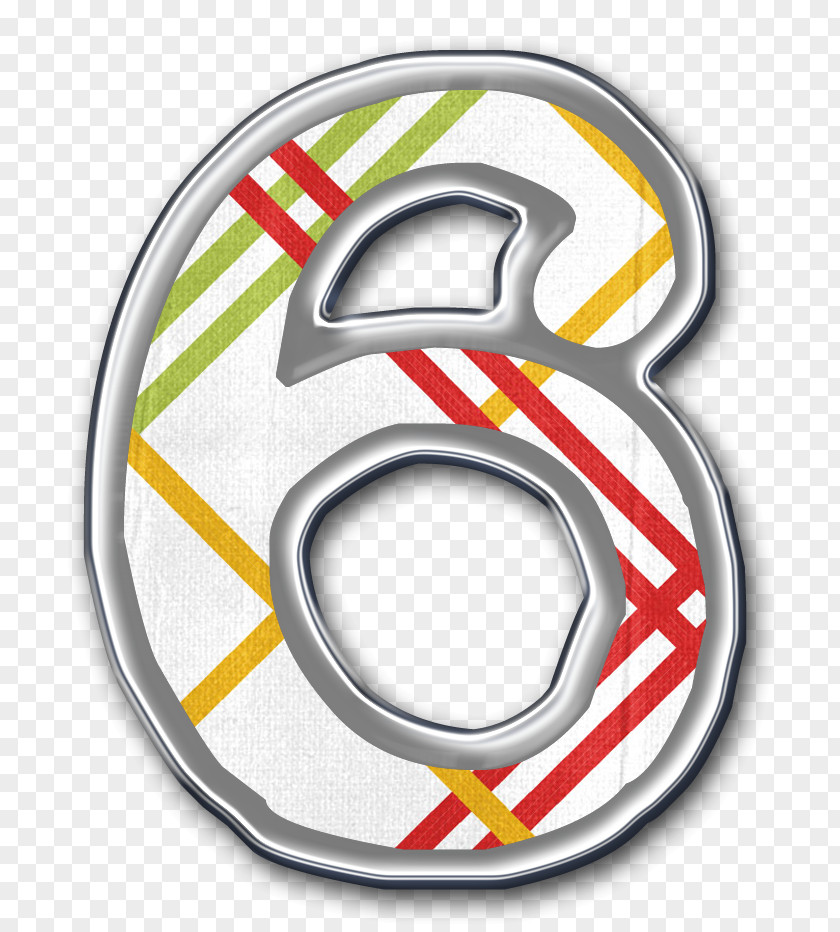 Number 6 Numerical Digit Icon PNG