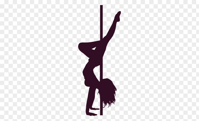 Pole Dance Silhouette Drawing PNG