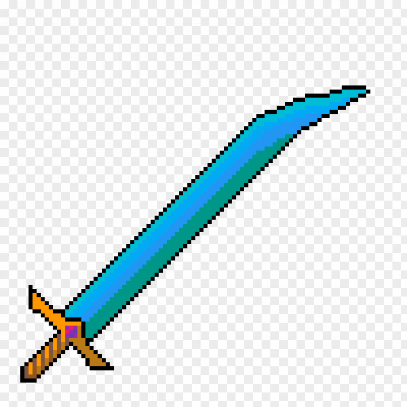 Sword Icon Pixel Art Clip PNG