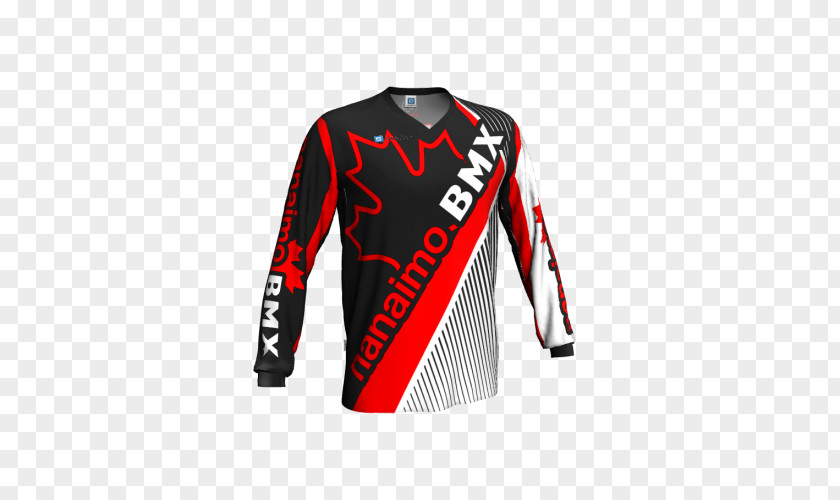 T-shirt Jersey BMX Racing Sleeve PNG