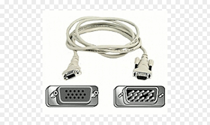 USB Serial Cable VGA Connector Electrical Video Graphics Array Extension Cords PNG