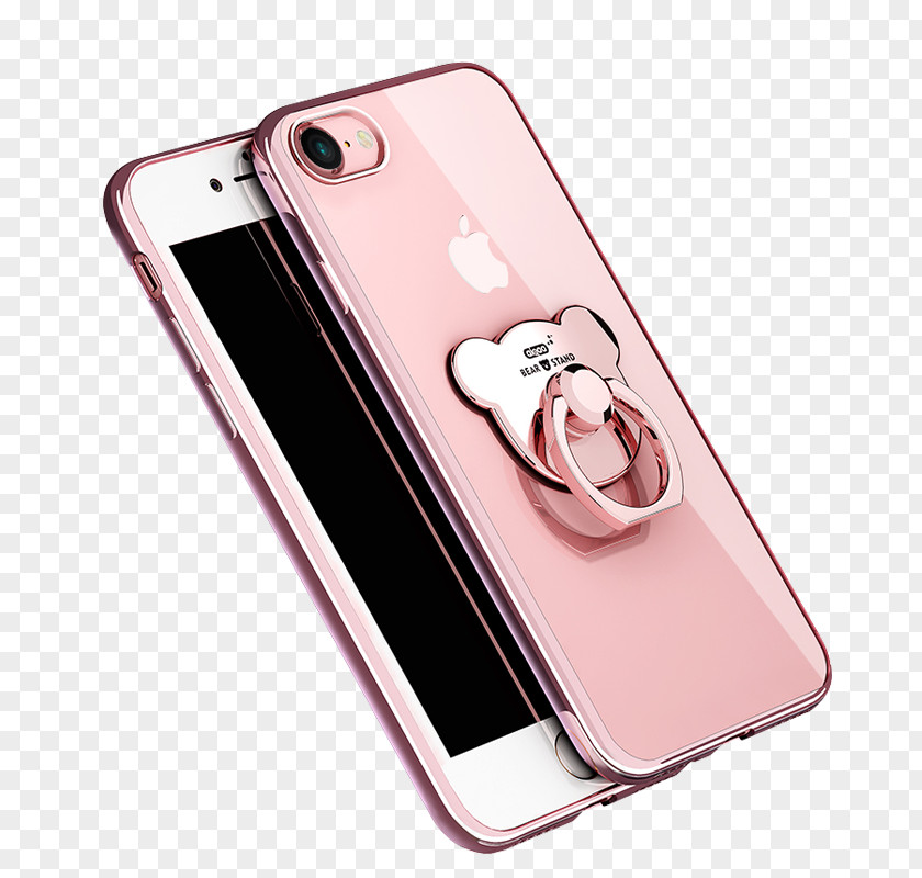 Electroplated Pink Phone Case IPhone 7 Plus 6s 8 5s Telephone PNG