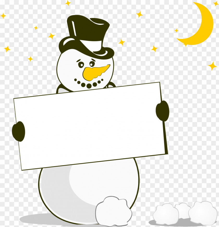 Snowman Vector Material Download Illustration PNG