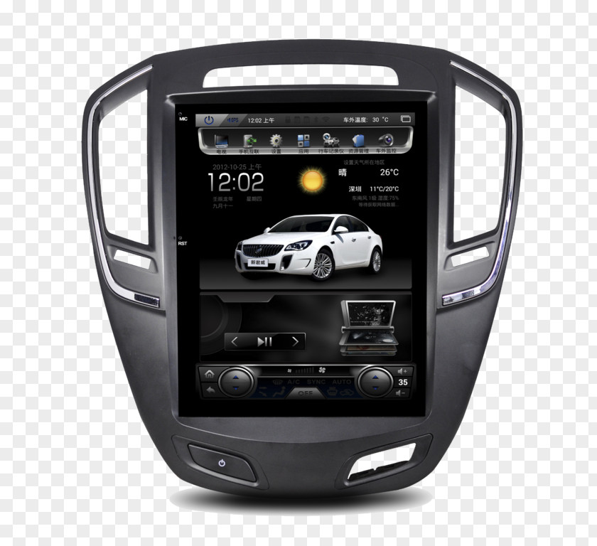 Car Opel Insignia GPS Navigation Systems Buick Regal PNG