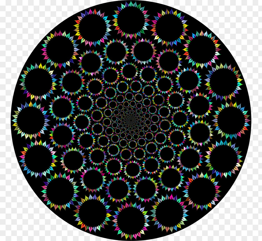 Circle Symmetry Organism Pattern PNG