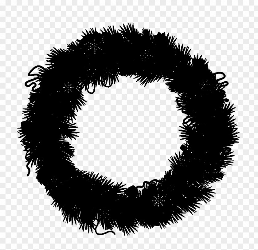 Fur Font Tree Black M PNG