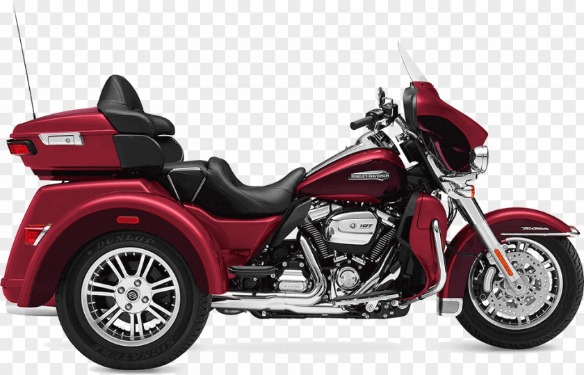 Motorcycle Harley-Davidson Tri Glide Ultra Classic Trike Freewheeler PNG