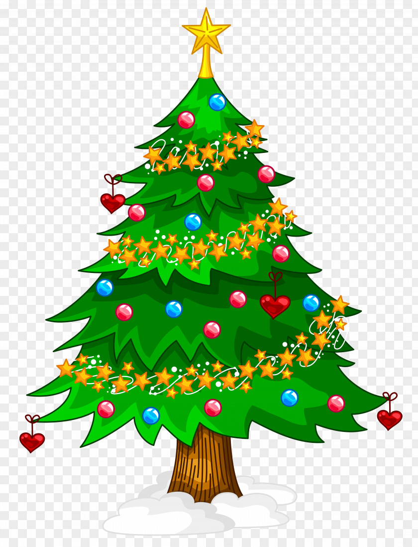 Transparent Xmas Tree Clipart Artificial Christmas PNG
