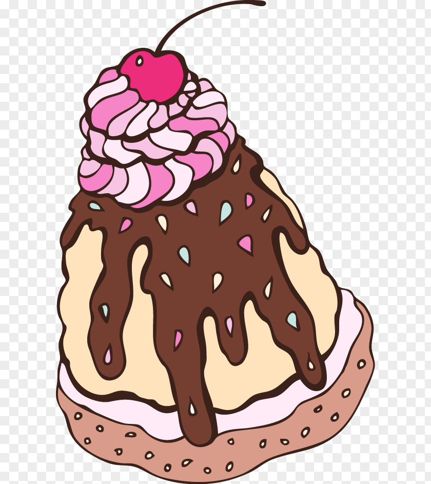 Cake Cupcake Icing Birthday Doughnut Chocolate PNG